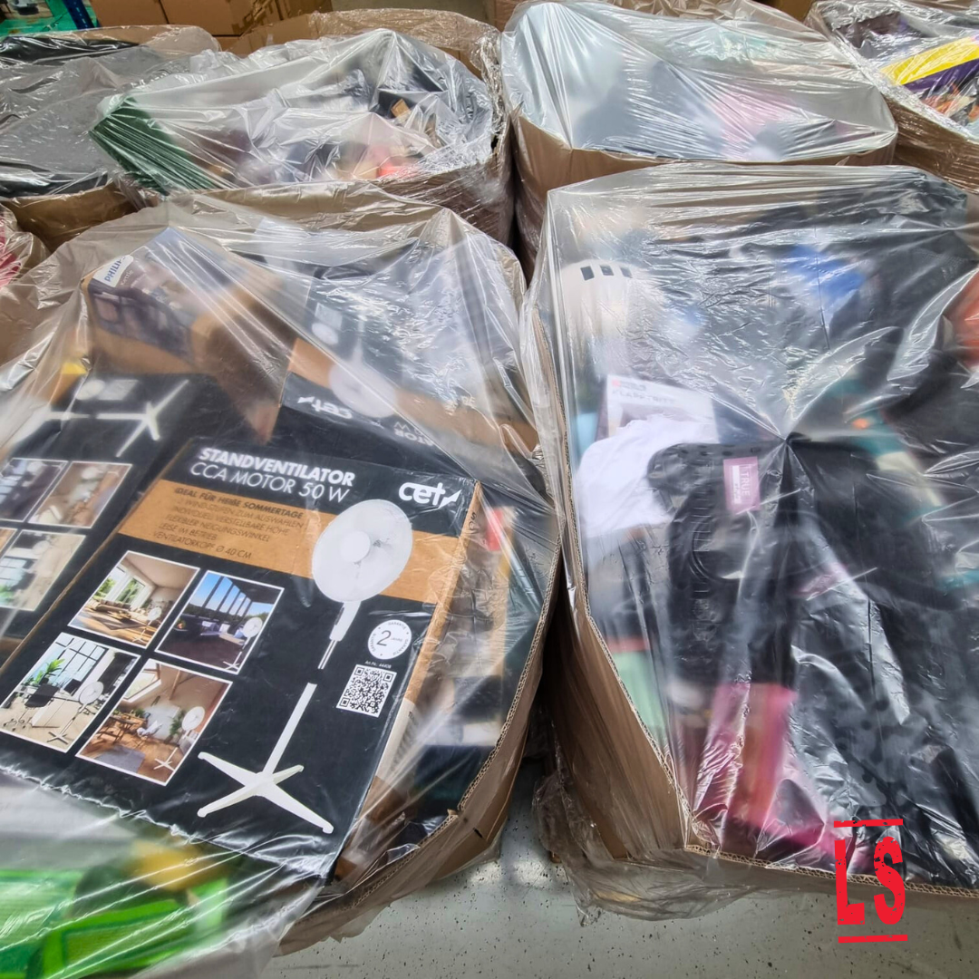 Mix Overstock Household Pallets Ideal for Flea Market and Shops- Clearance Stock