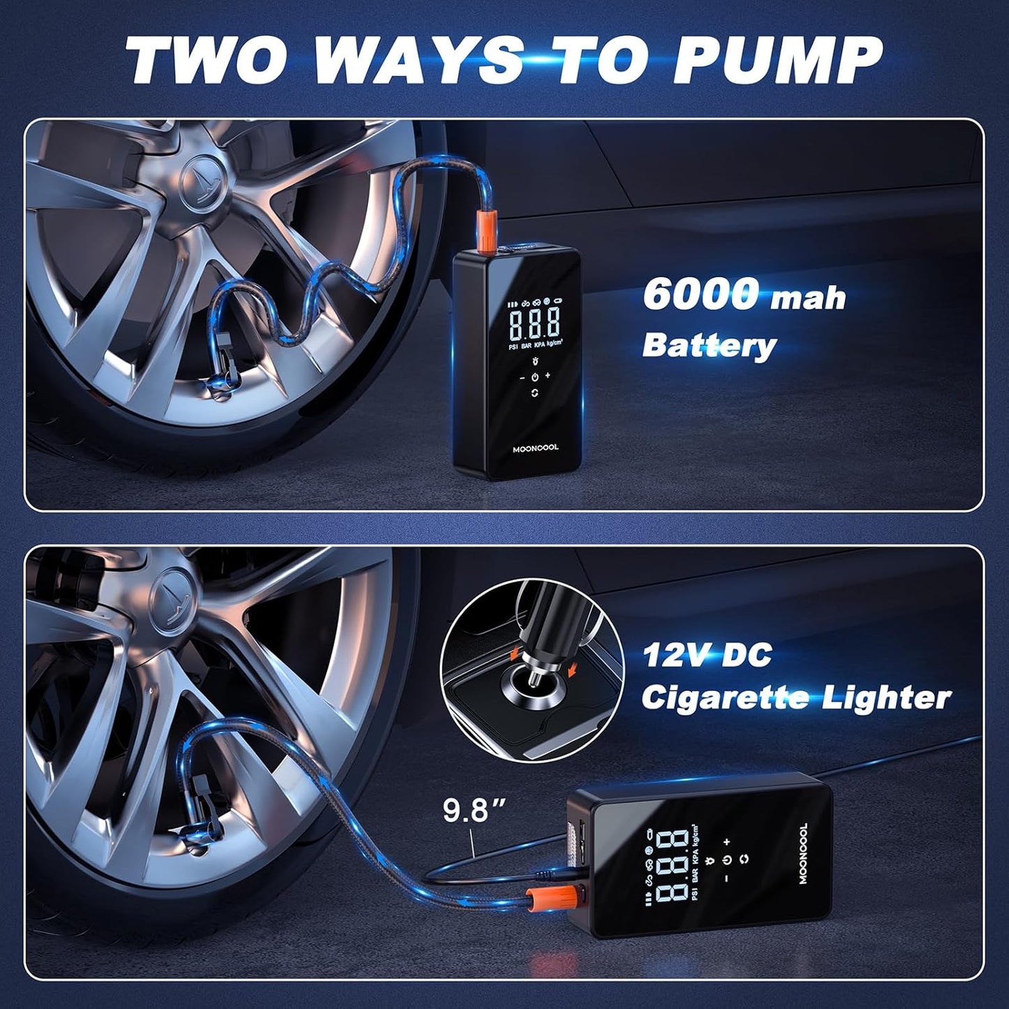 Electric Air Pump with Dual Motor,Restposten Liquidation Stock