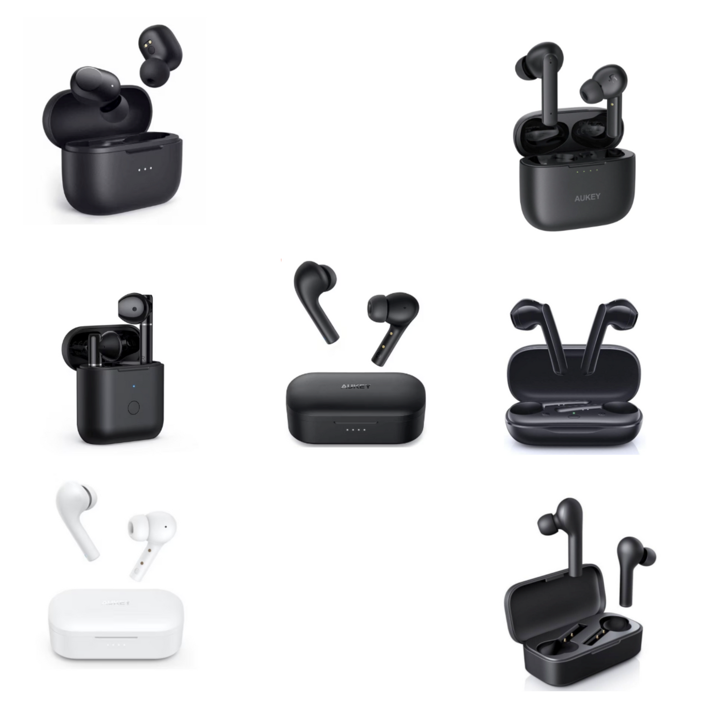 AUKEY Wireless Earbuds -7 Models - Liquidation Stock