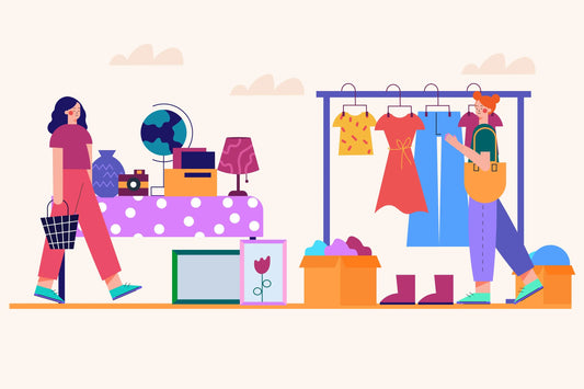 illustration of a shop of b grade products