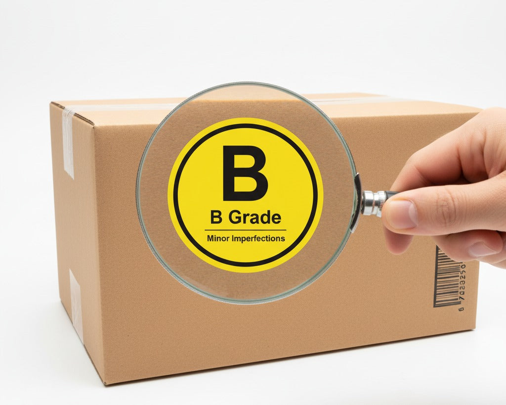 B grade products box