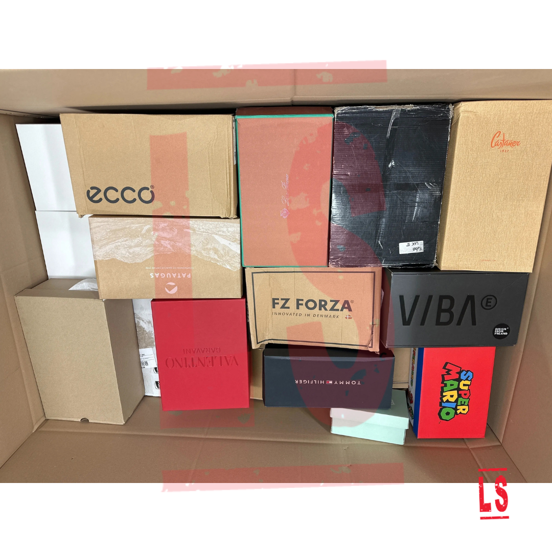 Wholesale Brand Shoes from Nike, Adidas, New Balance, On, etc.– Lot of 10 Pallets