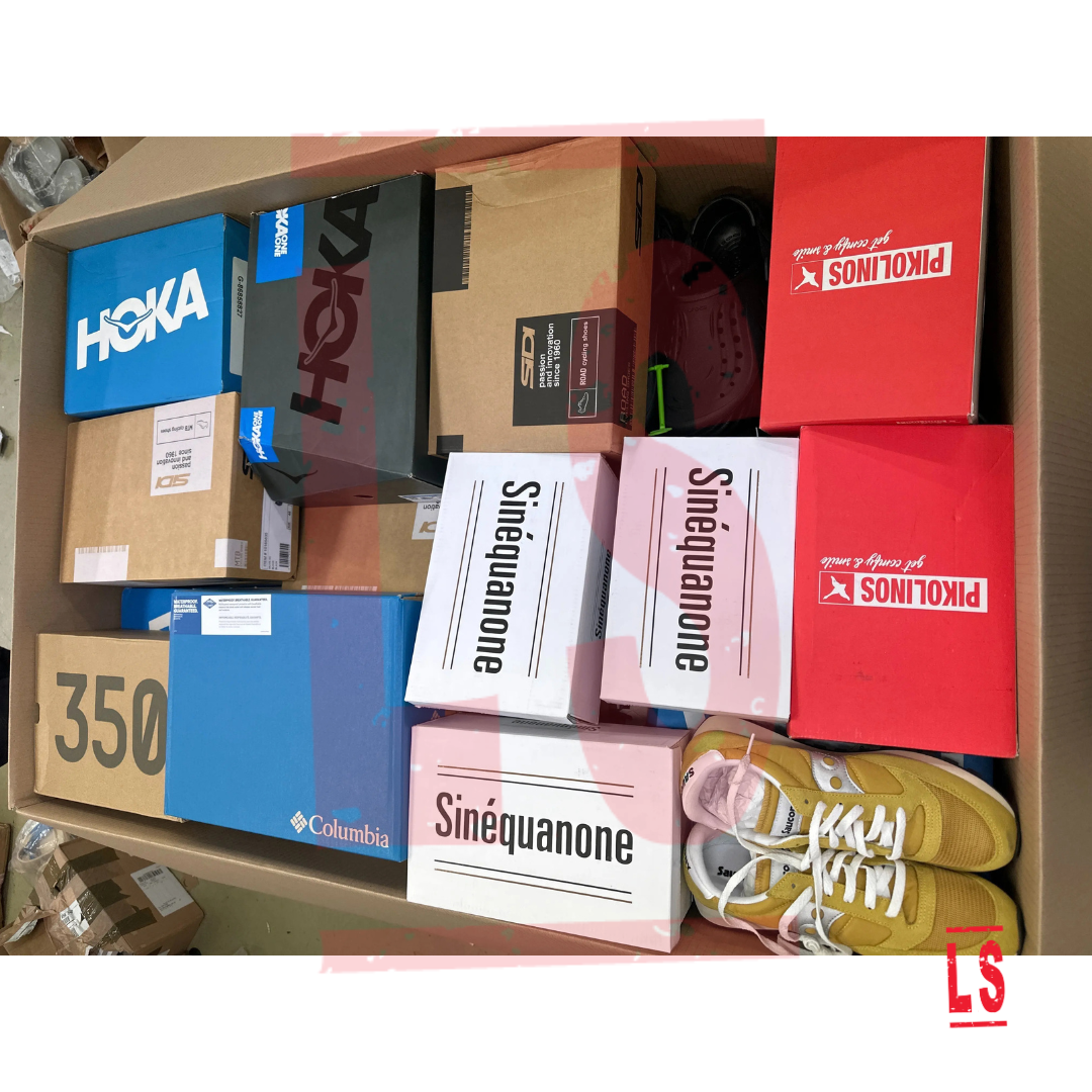 Wholesale Brand Shoes from Nike, Adidas, New Balance, On, etc.– Lot of 10 Pallets