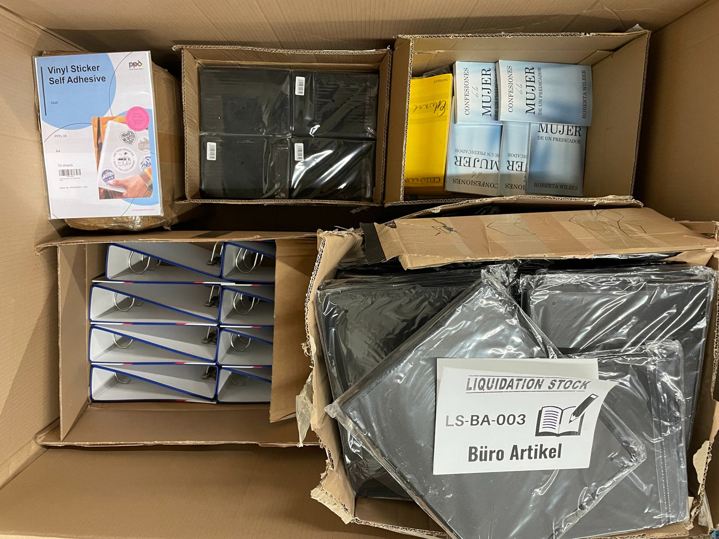 Pallet includes Office Supplies items (LS-BA-003)-2