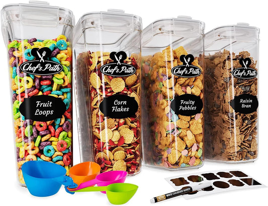 40_X_Storage_Box_Set_-_Pack_of_4_-_Lunch_Box,_8_Labels,_Spoon_Set_and_Markers_-_Stock_Lot_Liquidation_Stock_1