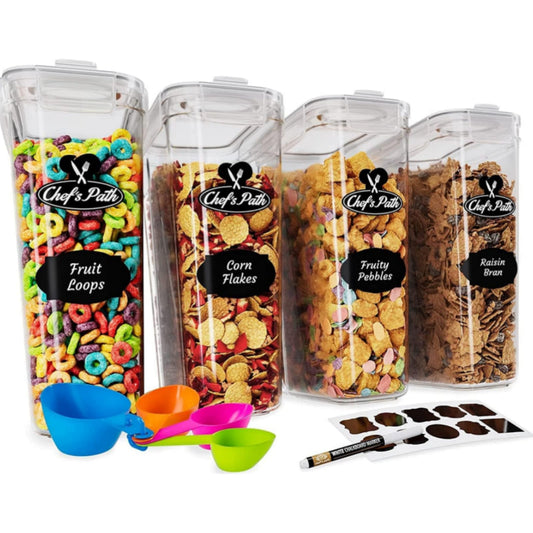 40_X_Storage_Box_Set_-_Pack_of_4_-_Lunch_Box__8_Labels__Spoon_Set_and_Markers_-_Stock_Lot_Liquidation_Stock_1