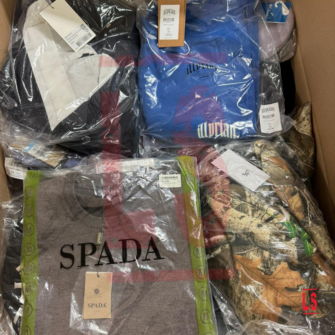Branded Clothing Wholesale from BOSS, Tommy Hilfiger, G-Star, Nike, Adidas, etc. – Lot of 5 Pallets