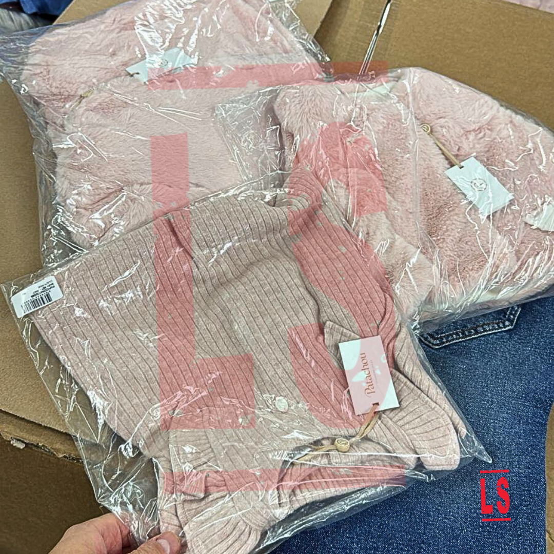 Lot of Unmanifested Mixed Brand Apparel – 6 Pallets