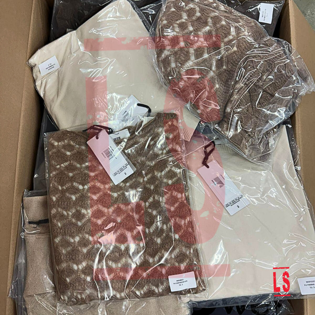 Lot of Unmanifested Mixed Brand Apparel – 6 Pallets