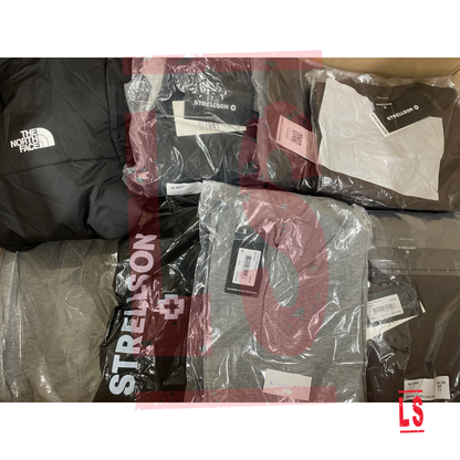 Lot of Unmanifested Mixed Brand Apparel – 6 Pallets