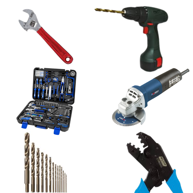 Wholesale Tools Pallets image showing feature products of the lot.