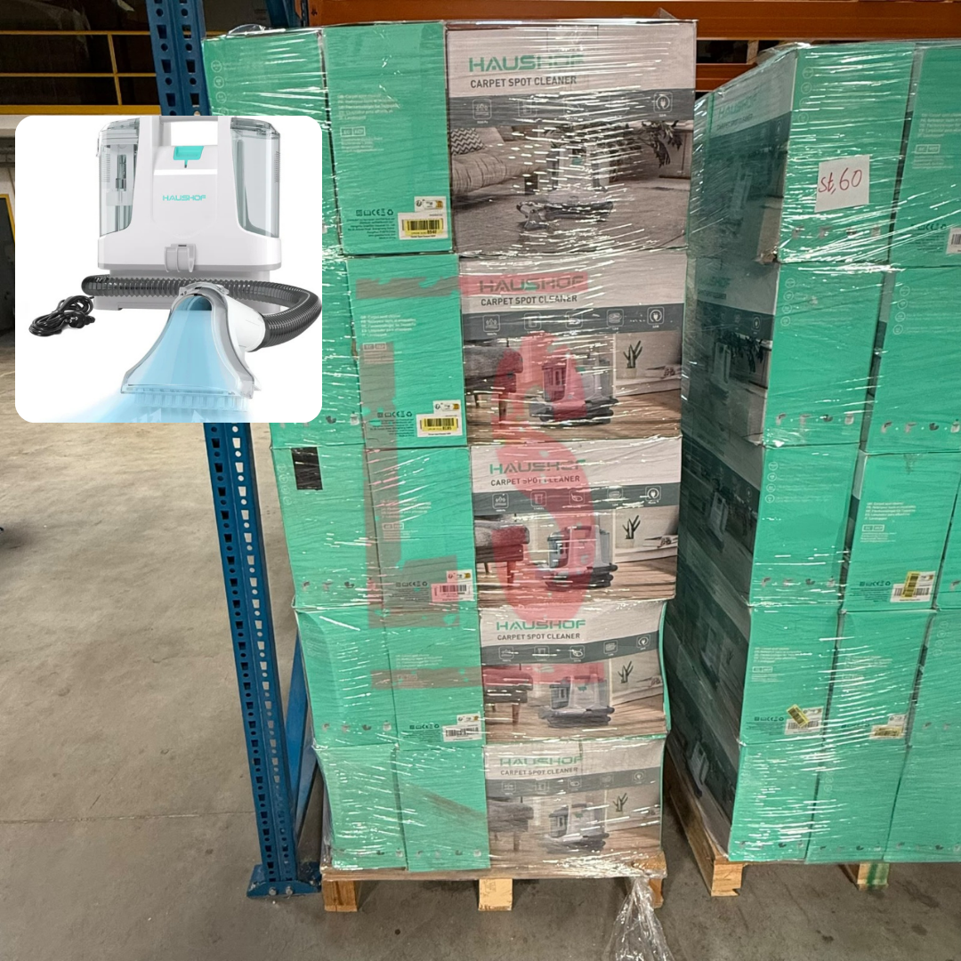 60 X HAUSHOF StainZapper Wash Vacuum Cleaner for Carpet - Stock Lot