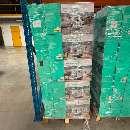 60 X HAUSHOF StainZapper Wash Vacuum Cleaner for Carpet - Stock Lot