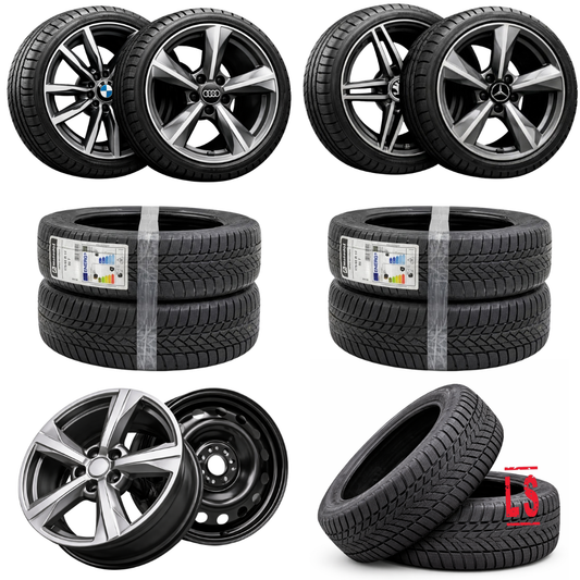 Mixed Brand Tyres & Rims – Lot of 5 Unmanifested Pallets