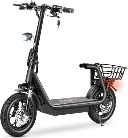 E Scooter Electric Scooter Adult E Scooter 48 V 11 Ah Electric Scooter with LED Light, Electric Scooter 12 Inch Pneumatic Tyres, M5 Pro